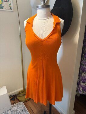 NWT Zara Orange Mini Dress Size S